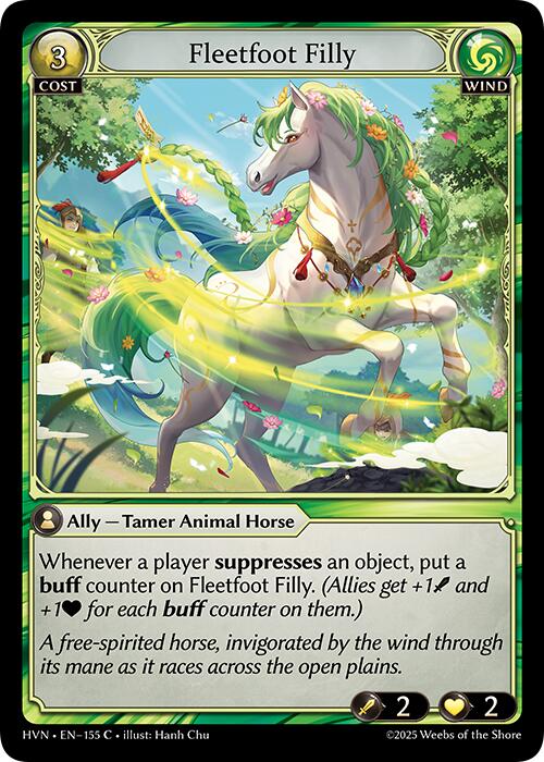 Fleetfoot Filly [HVN - 155]