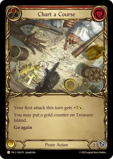 Chart a Course (Red) (Treasure) [SEA173]