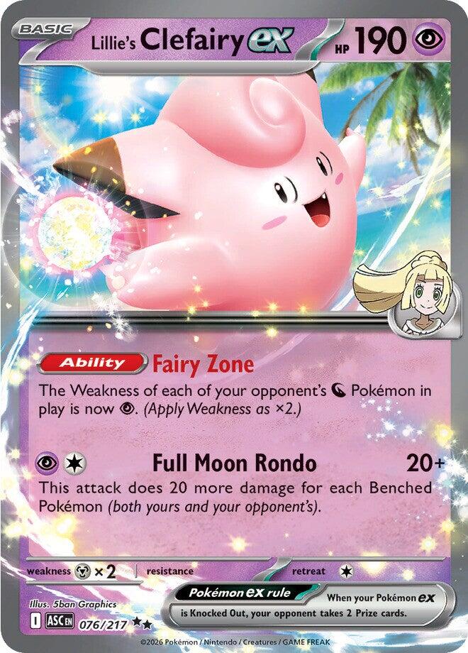 Lillie's Clefairy ex - 076/217
