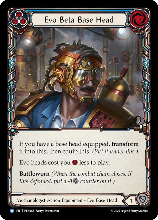 Evo Beta Base Head (Blue)