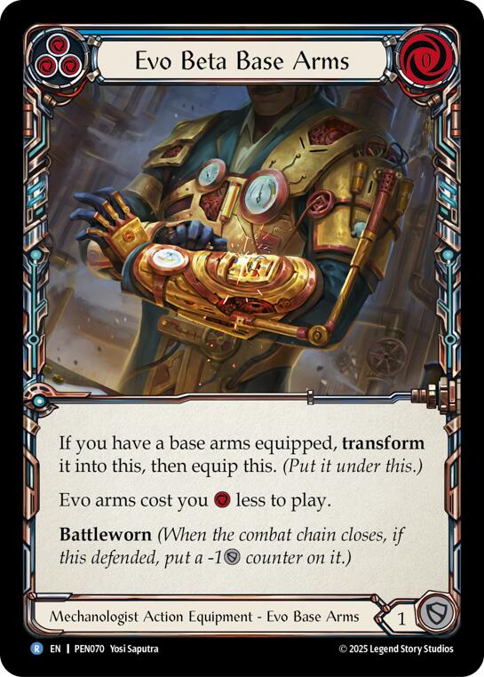 Evo Beta Base Arms (Blue)