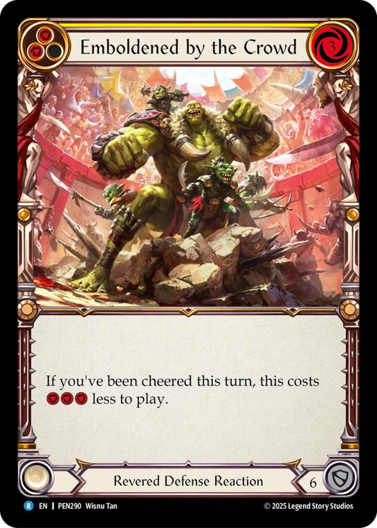 Emboldened By The Crowd (Yellow)