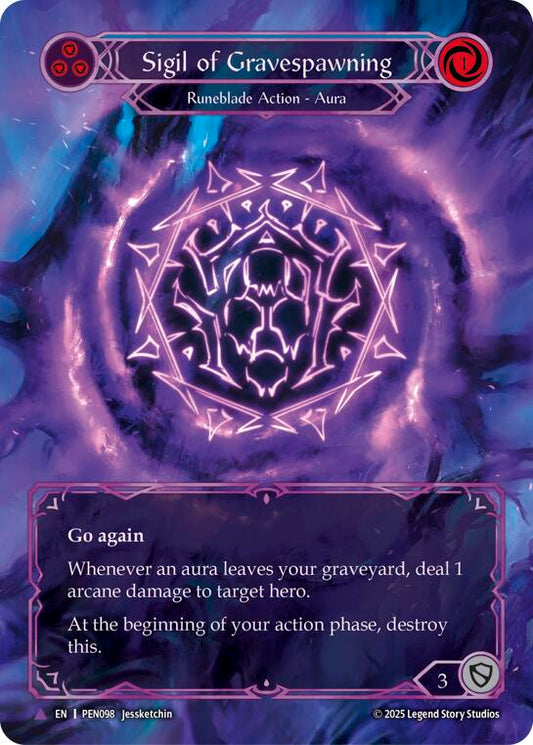 Sigil Of Gravespawning (Blue) (Marvel)