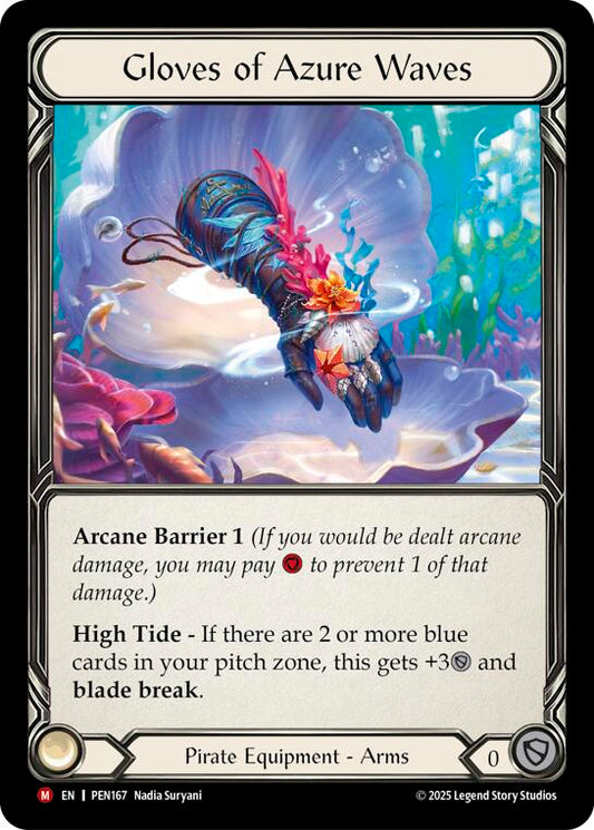 Gloves Of Azure Waves