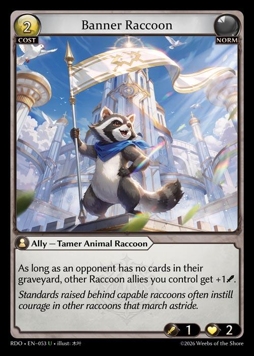 Banner Raccoon