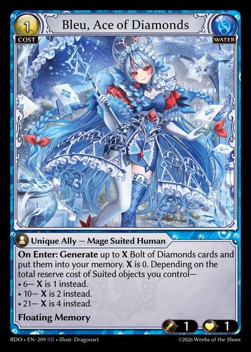 Bleu, Ace of Diamonds