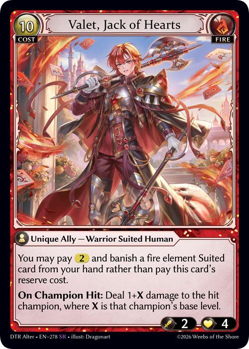 Valet, Jack of Hearts