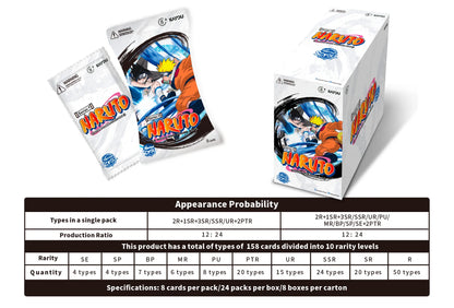 Naruto SMRITI Collectible Cards, Jin Series 1, Heaven's Scroll Booster Box [24 Packs]