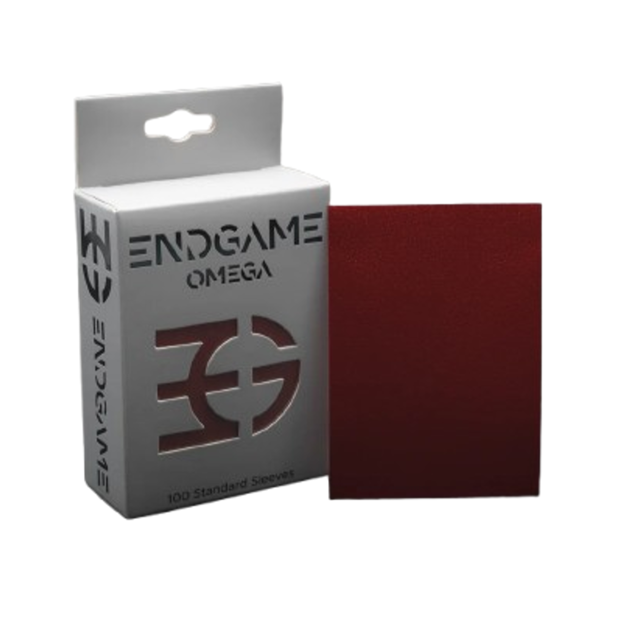 ENDGAME: OMEGA Standard Size Sleeves - Cabernet Red [100 Count]