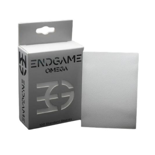 ENDGAME: OMEGA Standard Size Sleeves - Trillium White [100 Count]