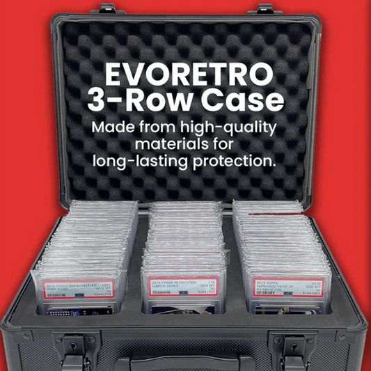 EVORETRO 3-Row Aluminum Graded Case with Key System [BLACK ONLY]