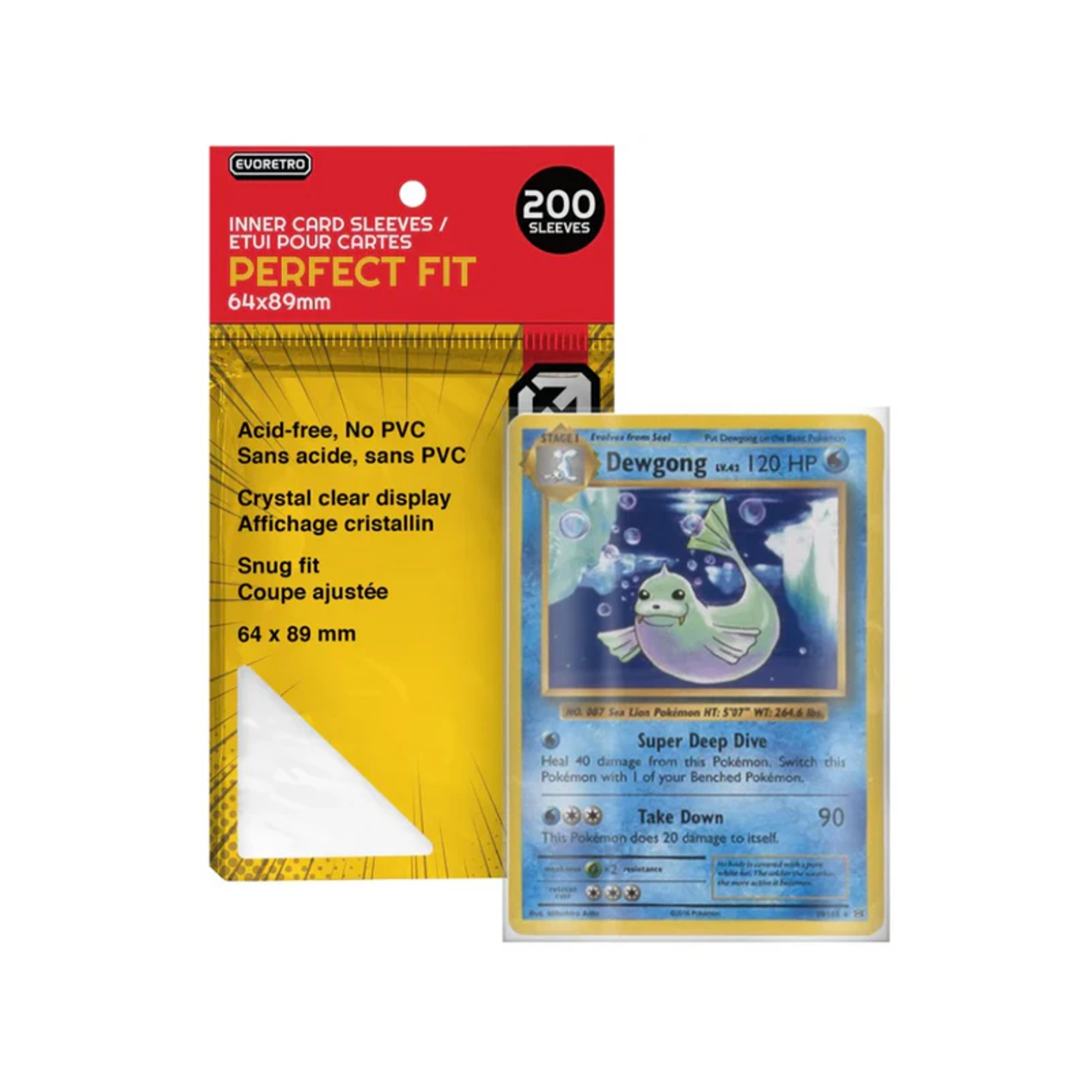 EVORETRO Sleeves Perfect Fit [200-Pack]