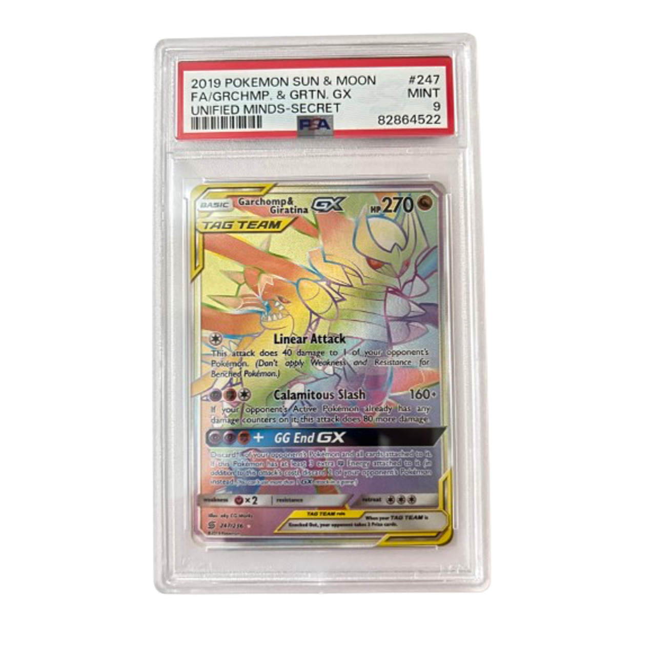 Garchomp & Giratian GX PSA 9 [82864522]