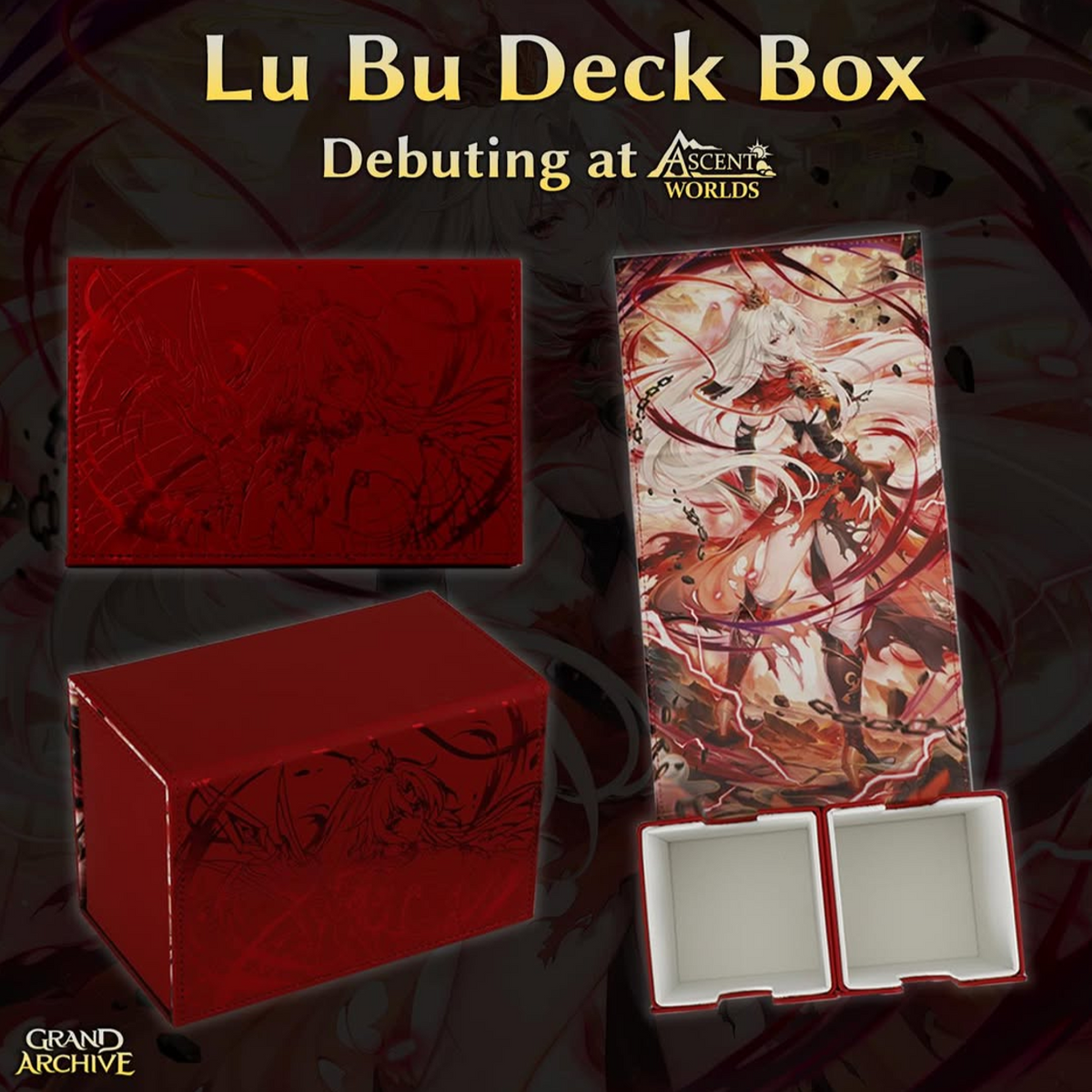 Lubu Rigelis Grand Archive - Lu Bu Deckbox – Hobby Stop TCG