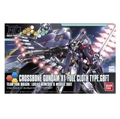 HGBF 1/144 CROSSBONE GUNDAM X1 FULL CLOTH Ver. GBF [PREORDER | ETA SEPT / OCT]