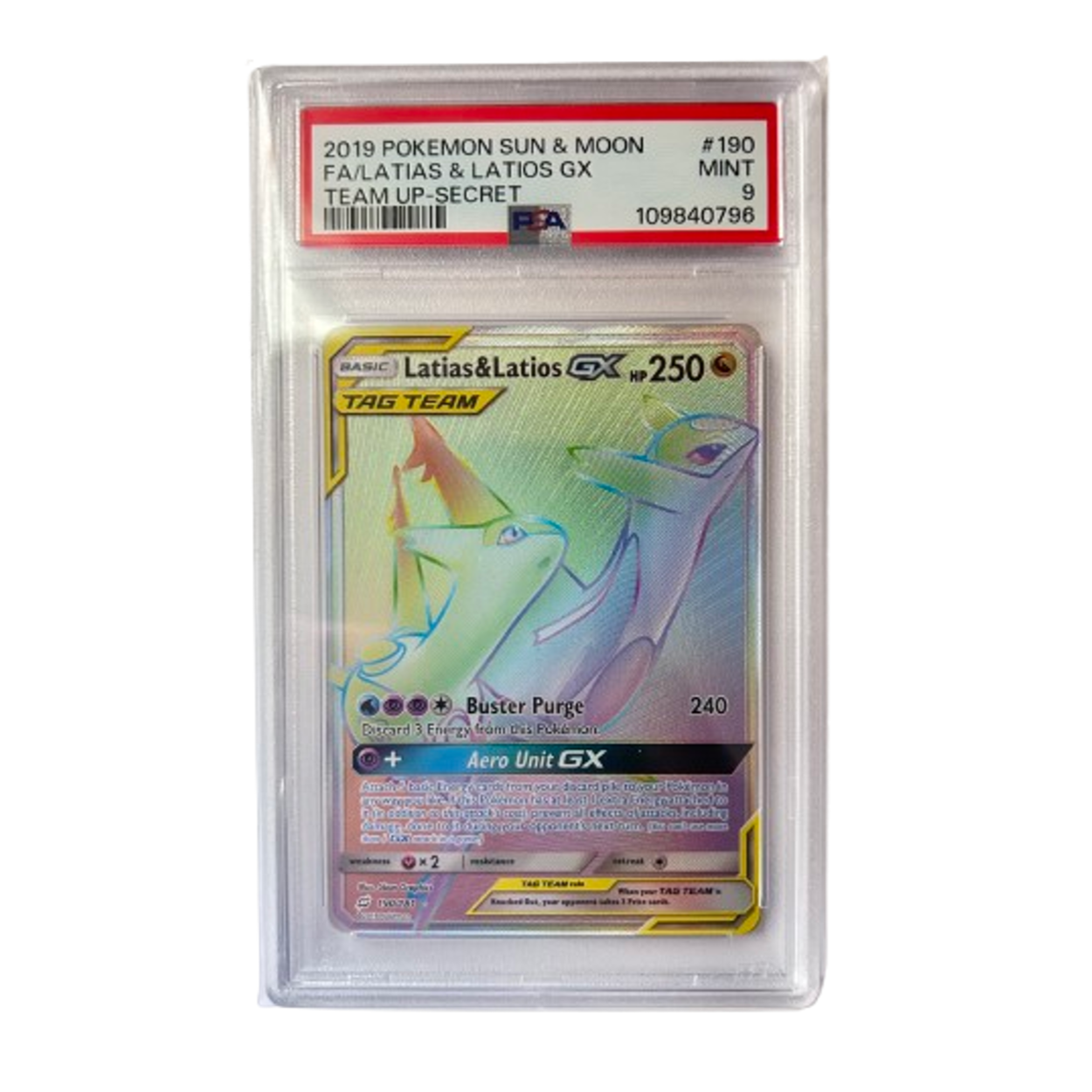 Latias & Latios GX 190 PSA 9 [109840796]