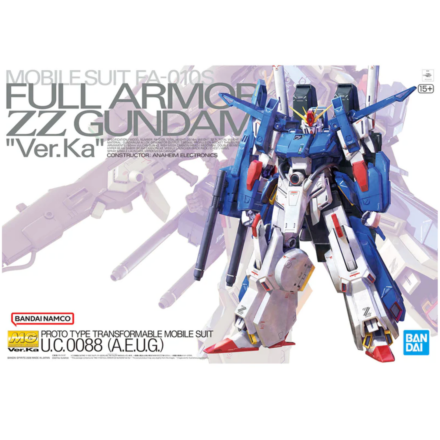 MG Full Armor ZZ Gundam Ver. Ka 1/100