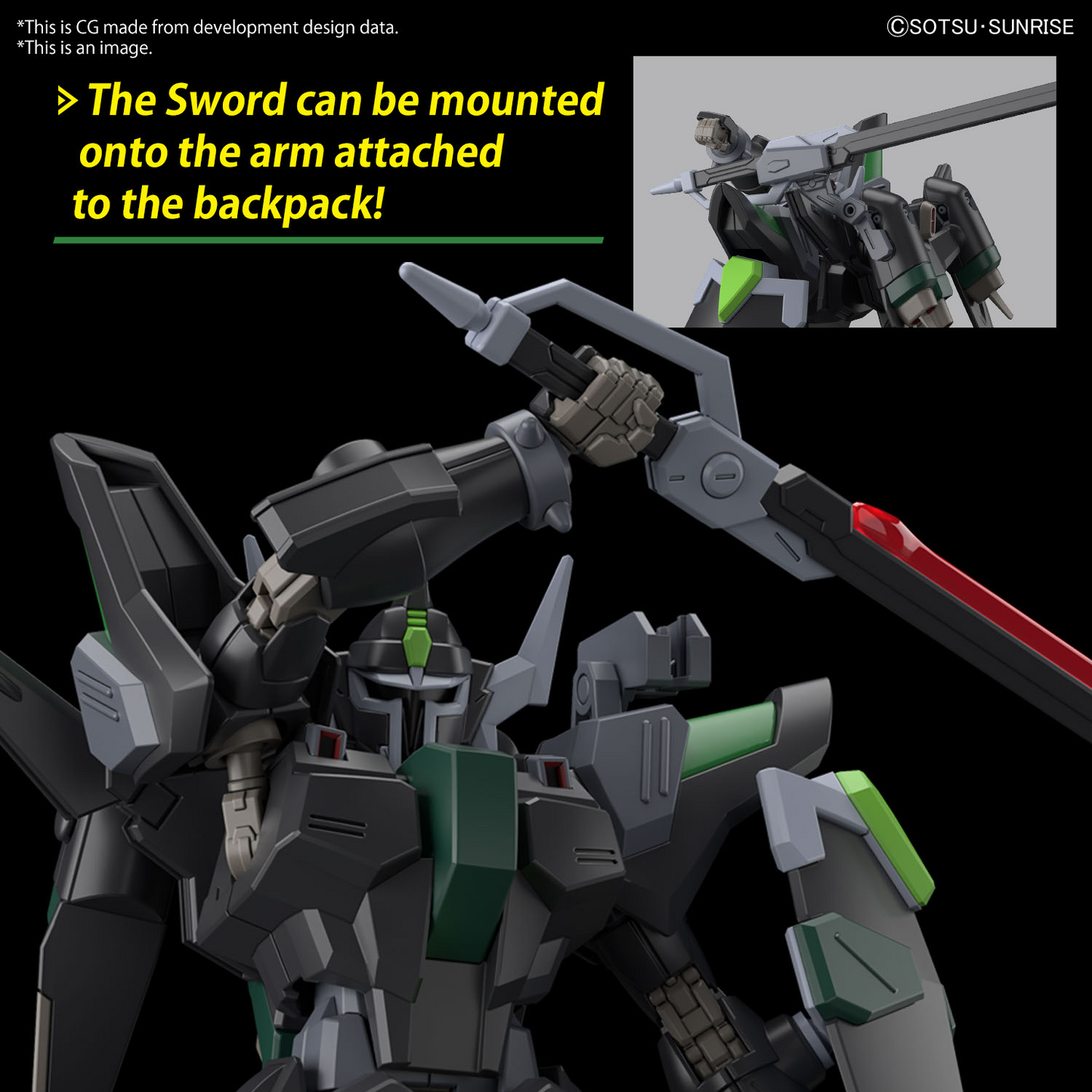 HGCE 1/144 [247] Black Knight Squad Rud-Ro.A (Griffin Arbalest Custom)