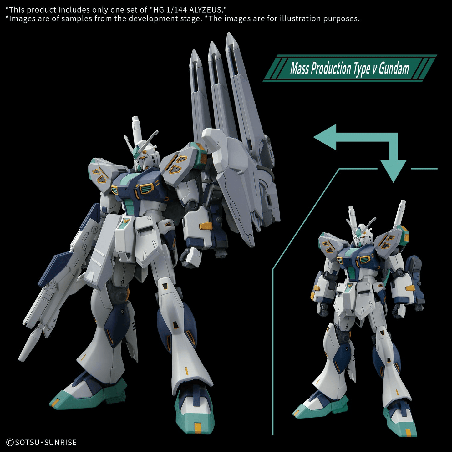 HG 1/144 Alyzeus [PREORDER | ETA JUNE / JULY 2026]