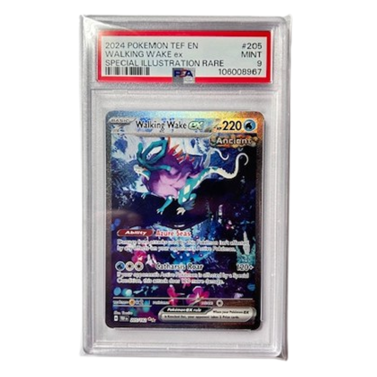 Pokémon WALKING WAKE EX SIR PSA 9 [106008967]