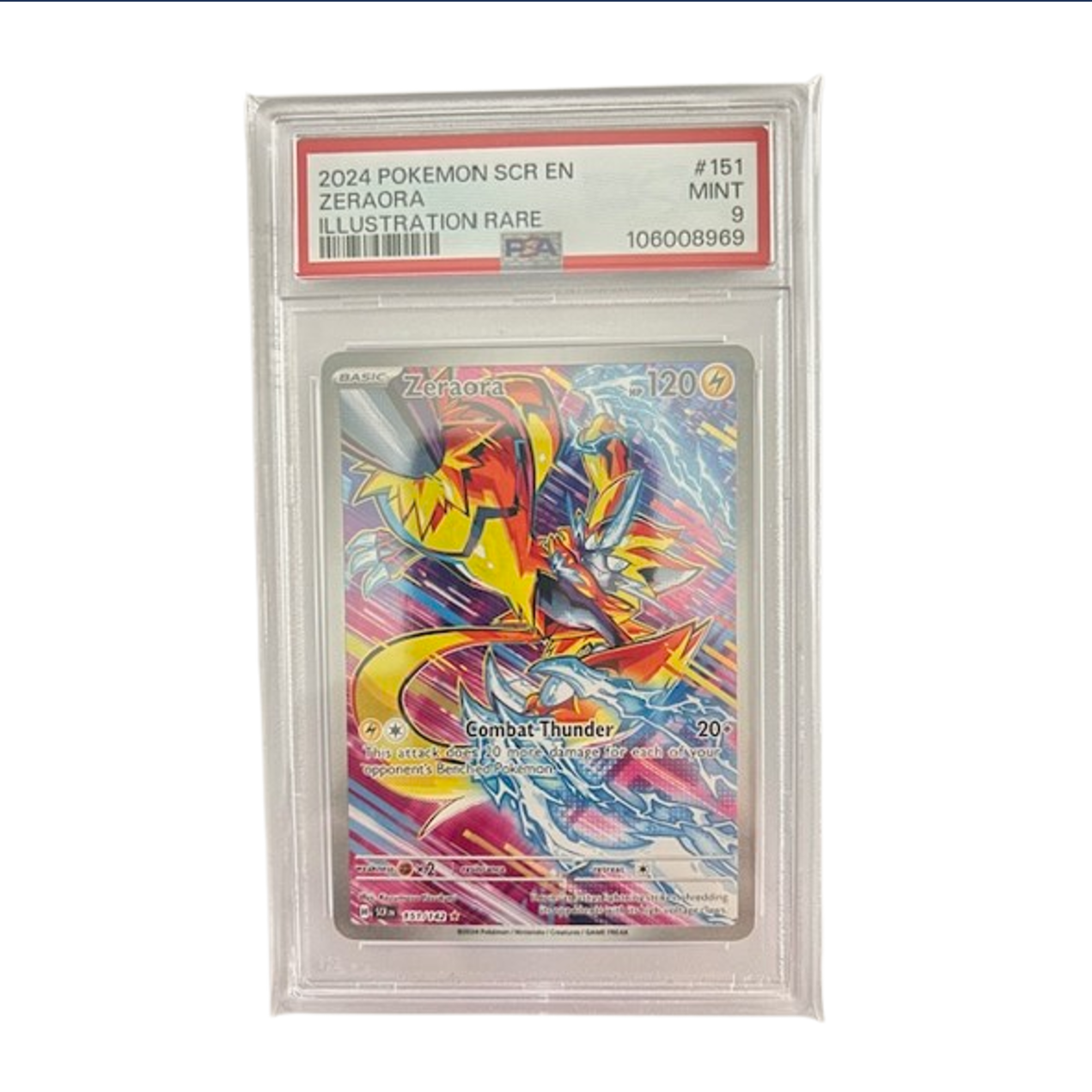 Pokémon ZERAORA ILLUSTRATION RARE PSA 9 [106008969]