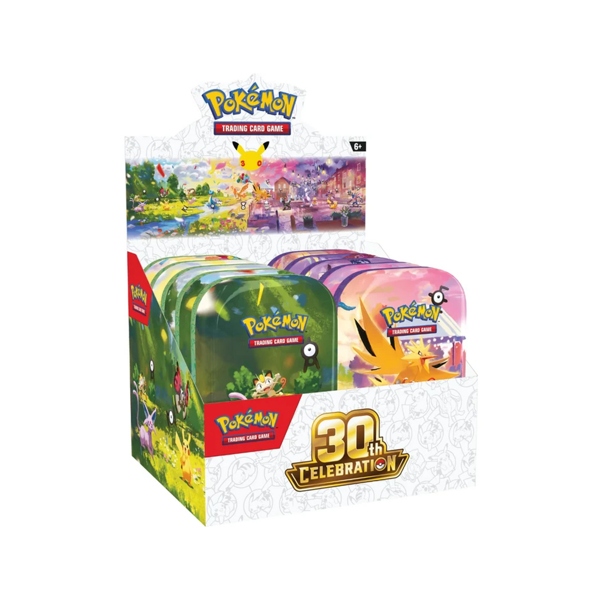 Pokémon 30th Celebration Mini Tin Display [PREORDER]
