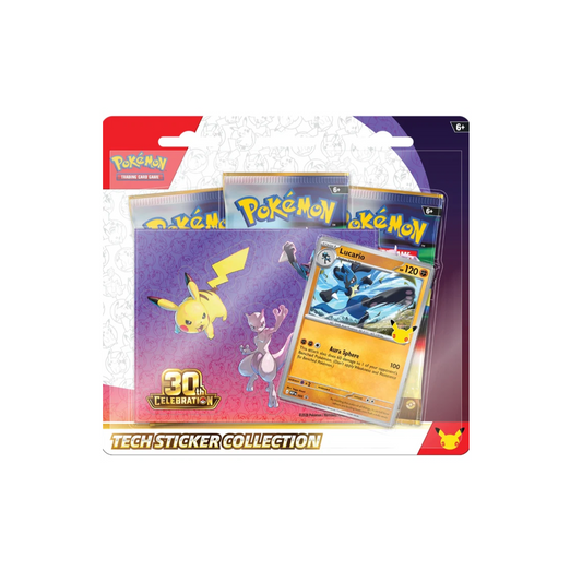Pokémon 30th Celebration Tech Sticker Collection - Lucario