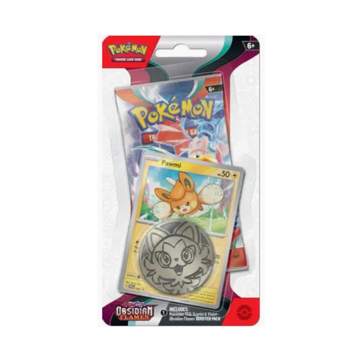 Pokemon Obsidian Flames - Checklane Blister - Pawmi