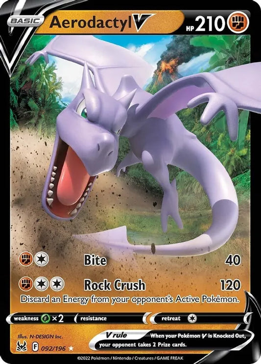 Aerodactyl V [092/196] SWSH11: Lost Origin -